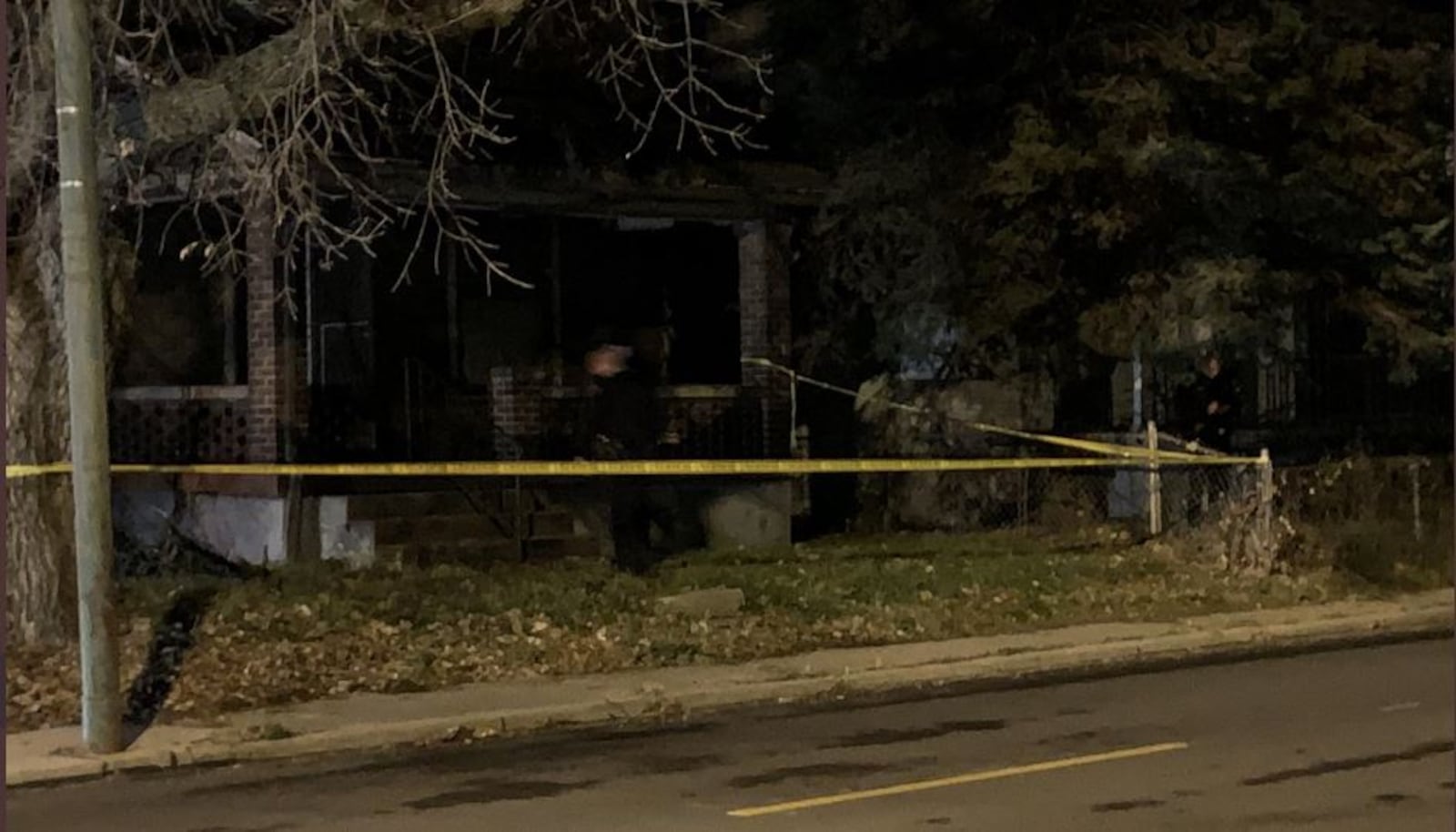 Crime scene tape surrounds a house at the corner of Wildwood Avenue and West Stewart Street in connection to an investigation into a Missing couple from Mansfield, Dayton police said.  