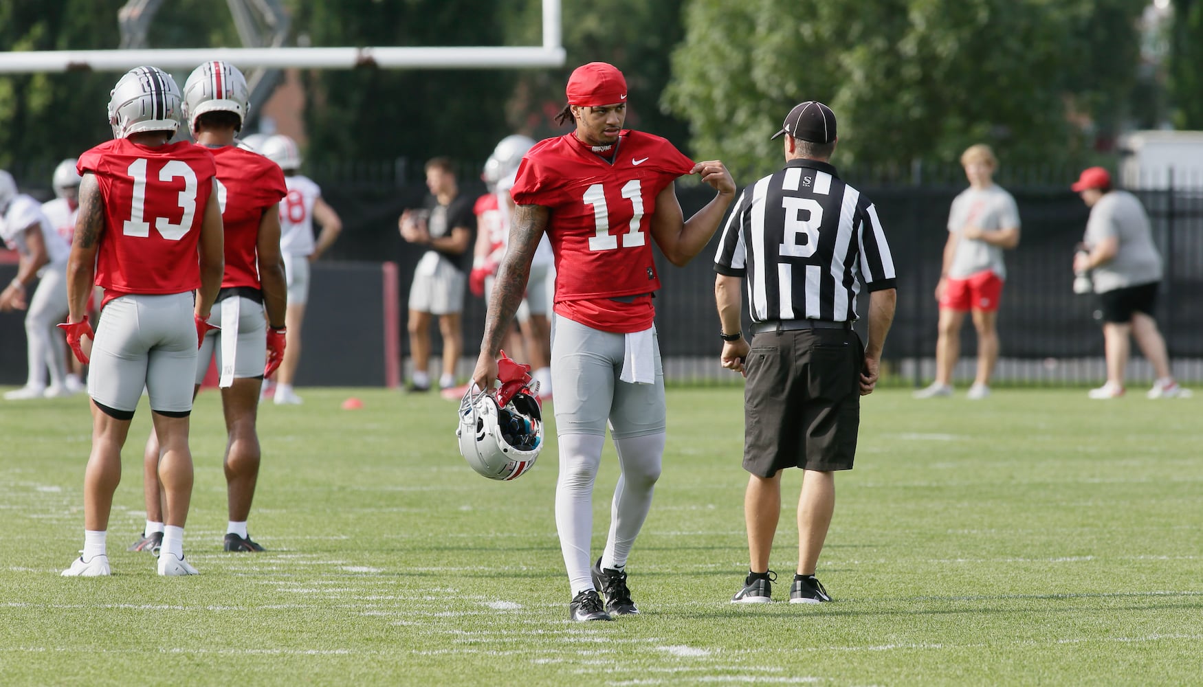 Ohio State practice