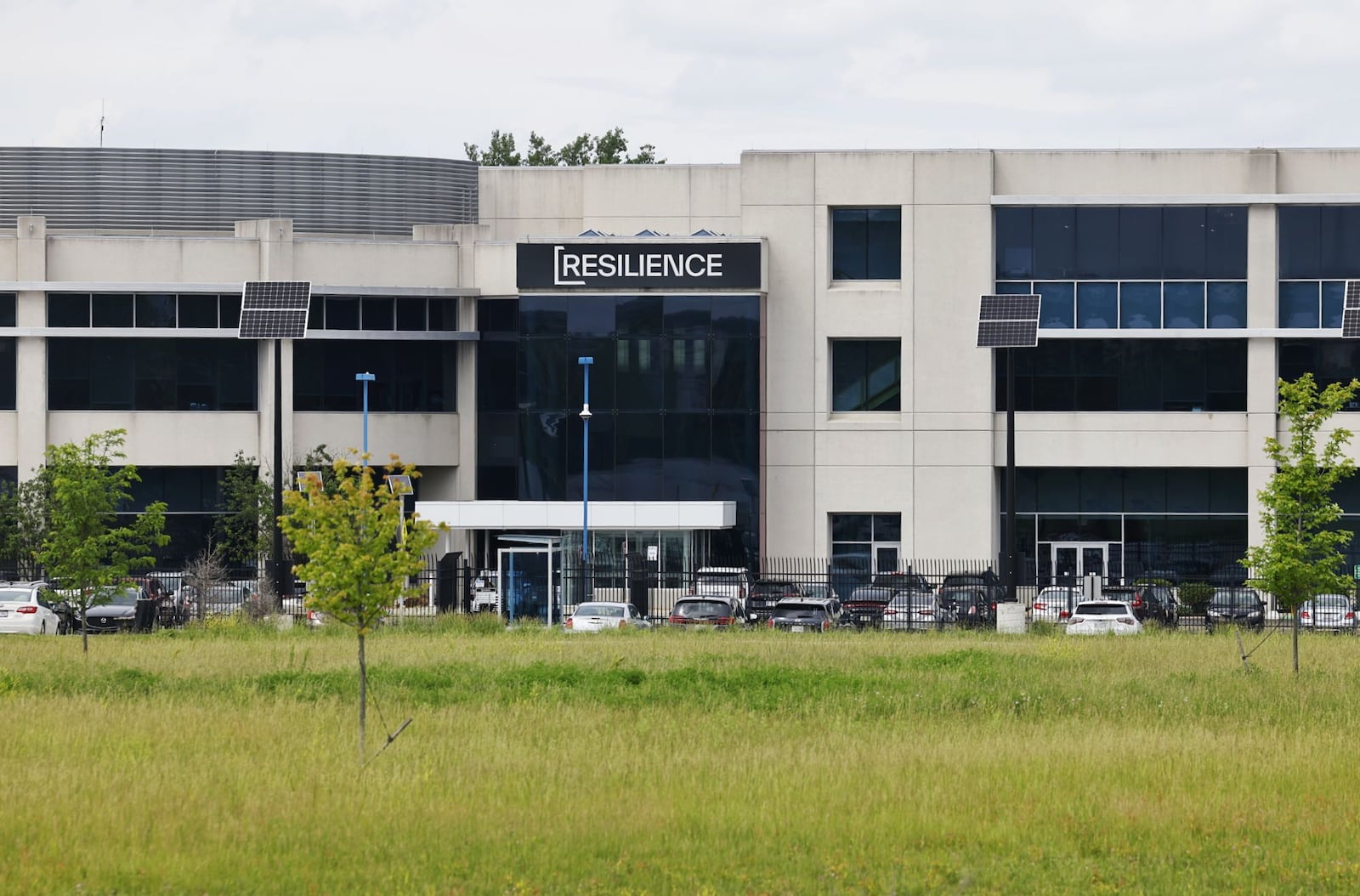 California-based National Resilience Inc. is investing $225 million into is West Chester Twp. facility, the former AstraZeneca plant, as it expands its biomedical manufacturing operations. Pictured is the plant on Friday, May 17, 2024. NICK GRAHAM/STAFF