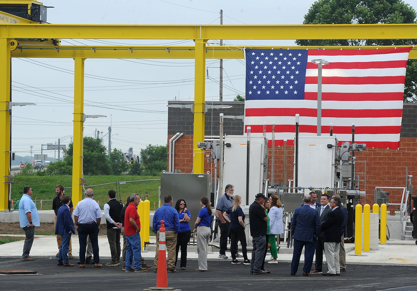 After a ribbon cutting ceremony Wednesday, June 5, 2024 of the new Montgomery County Environmental Services SMART project guest had the opportunity to tour the facility. MARSHALL GORBY\STAFF