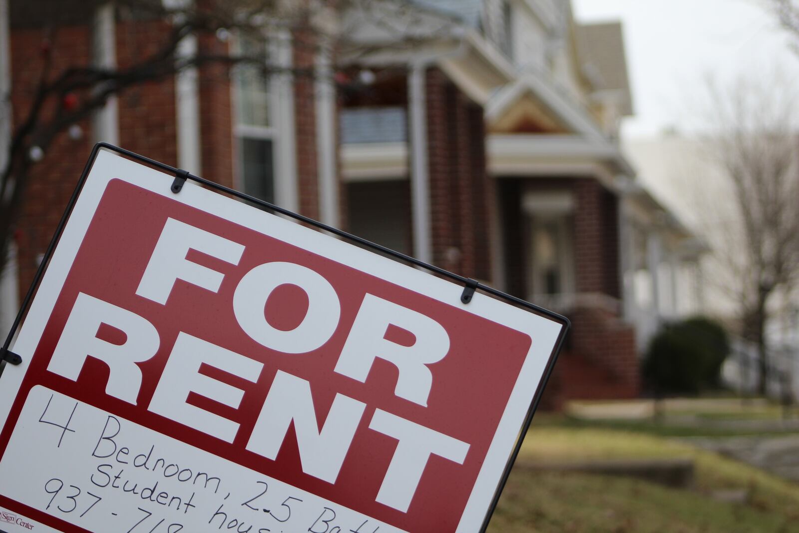 A for rent sign outside of a local property. CORNELIUS FROLIK / STAFF
UPDATED Feb. 20, 2018