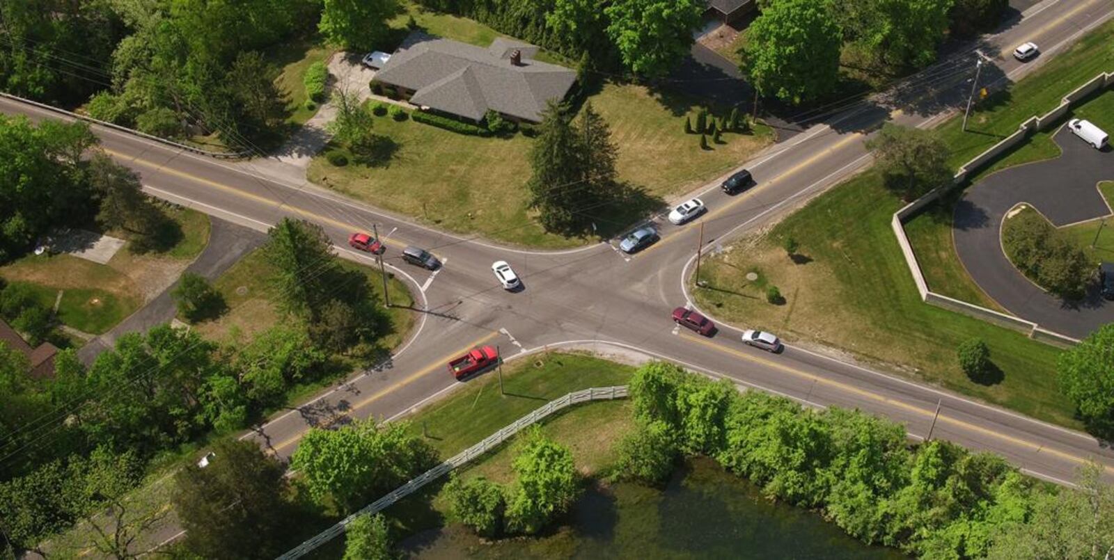 Montgomery County commissioners will hold a final hearing Tuesday, Nov. 17, to construct a roundabout at the intersection at West Alex Bell and Mad River roads. TY GREENLEES / STAFF