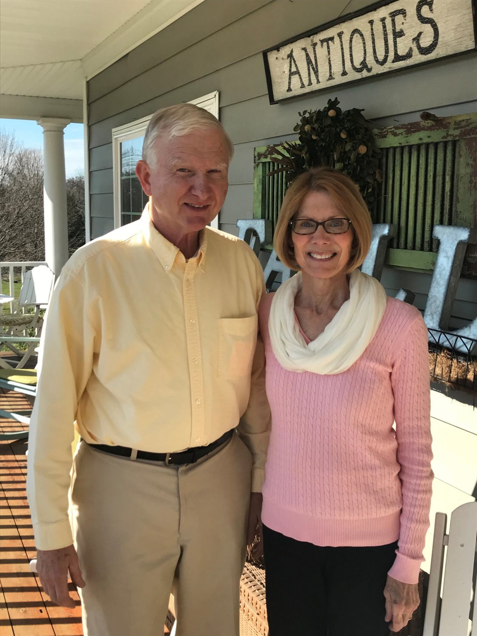 Dot Morgan, founder and executive director of New Vocations, with her husband Charley Morgan, a noted trainer and driver. Photo courtesy of New Vocations