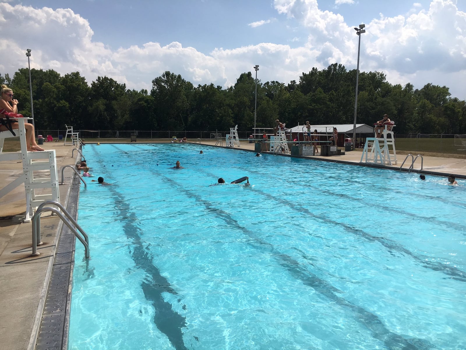 The Paul Elmer Fitzgerald Pool at Franklin Community Park opens for the 2023 season on Monday, May 29. ED RICHTER/STAFF