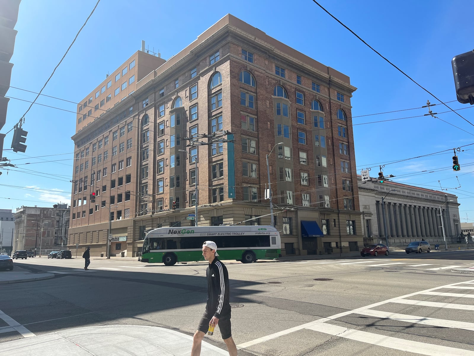 The Dayton Grand Hotel property at West Third and Ludlow streets in downtown Dayton. CORNELIUS FROLIK / STAFF