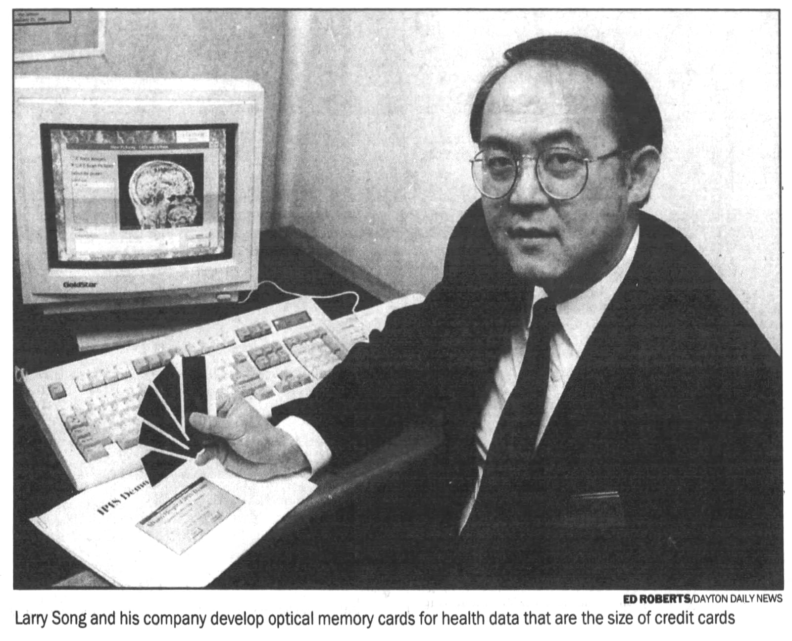 March 29, 1994: Blue Chip Computers anticipates health reform. Larry Song. DAYTON DAILY NEWS ARCHIVES