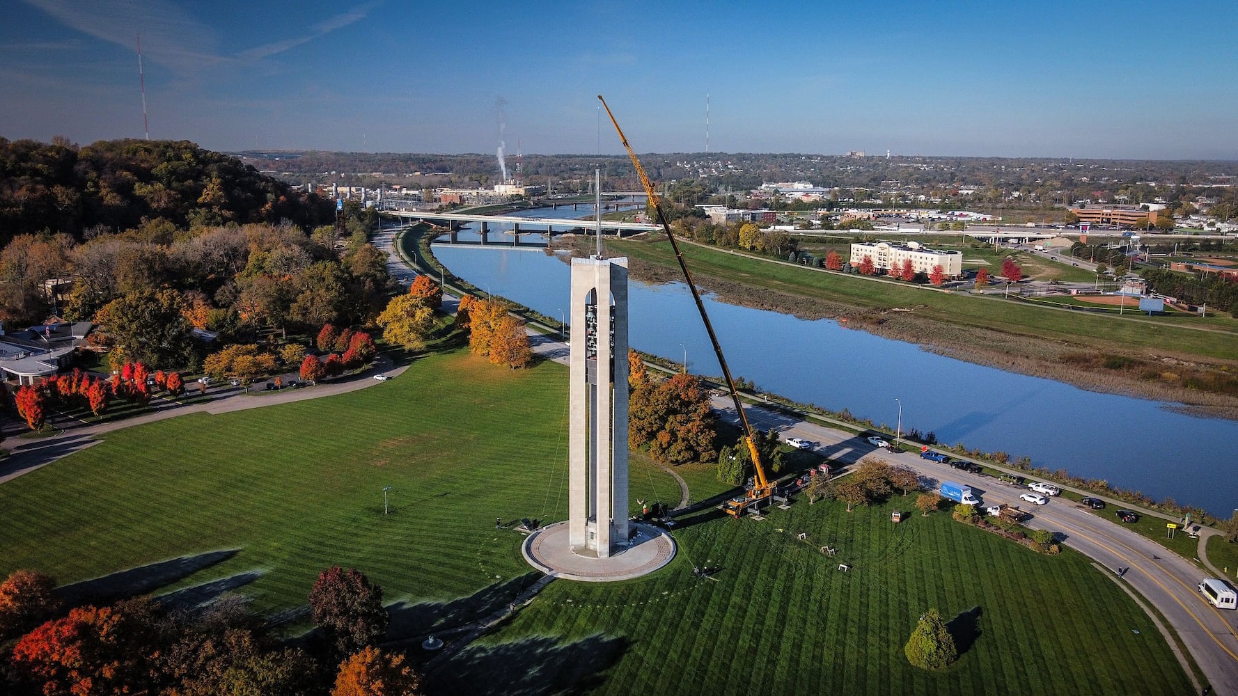 PHOTOS: Carillon’s Tree of Light beginning to take shape