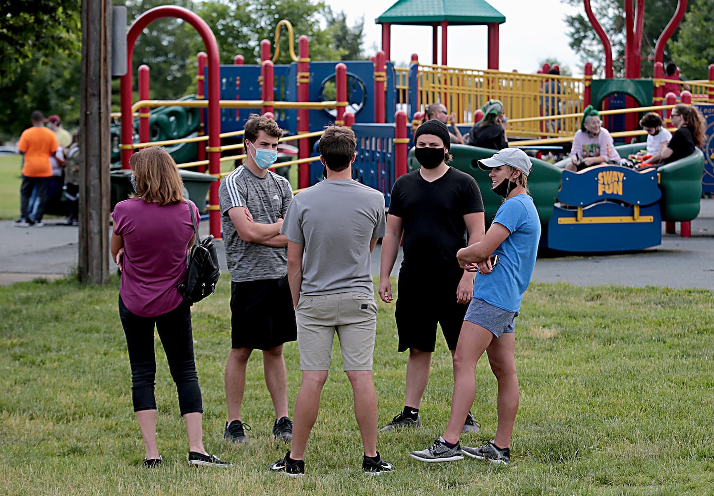 "Protestival" at McIntosh Park in Dayton