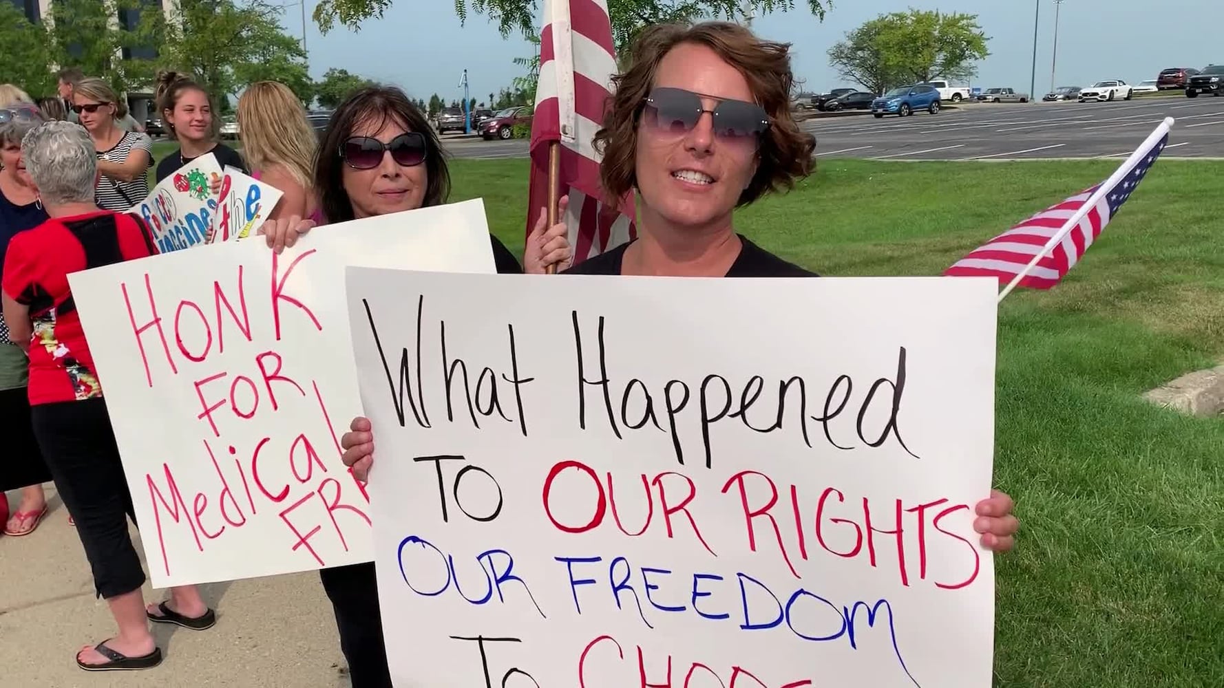 Kettering vaccination protest