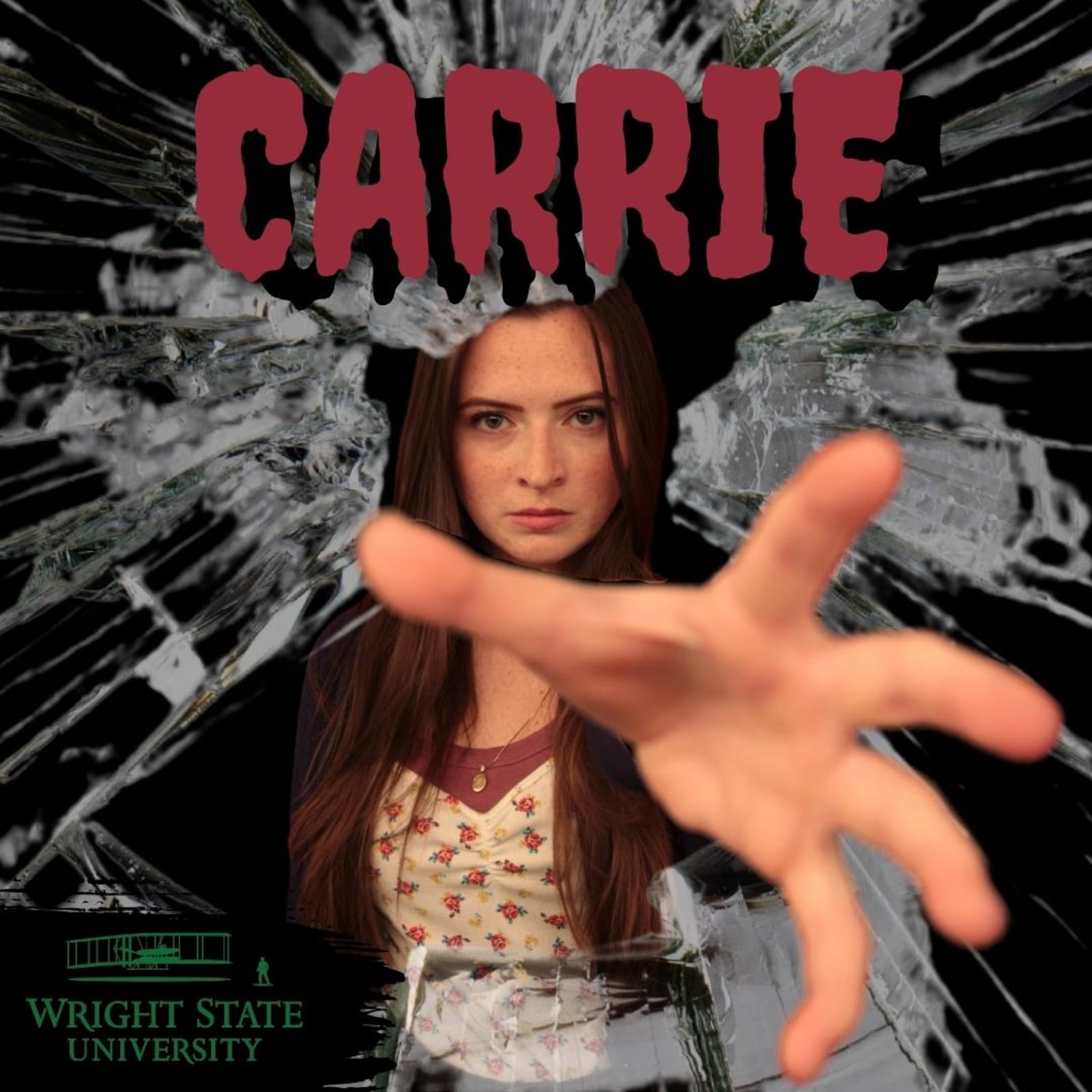 Wright State University's production of "Carrie" stars Claire Northcut. PHOTO BY WRIGHT STATE THEATRE