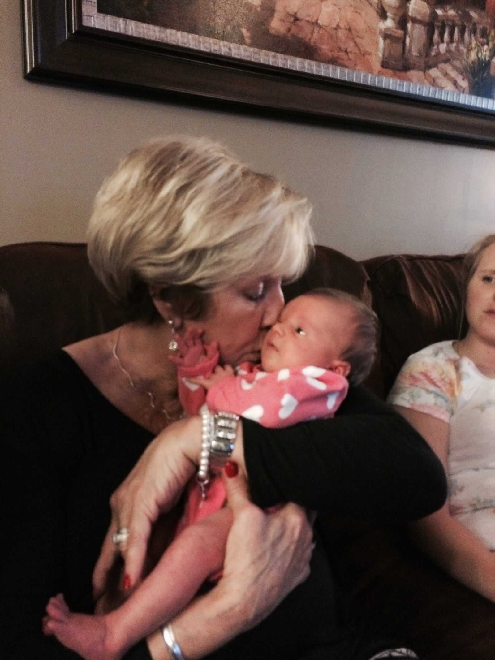 Jeanne Porter with granddaughter Aubrey Turner at 2 months old. CONTRIBUTED