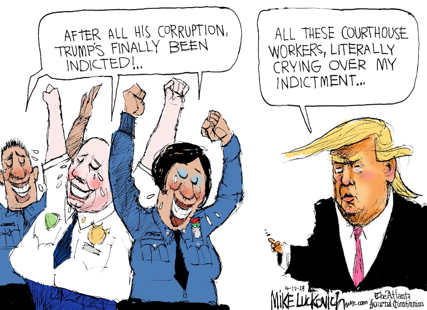 CARTOONS: Mike Luckovich, April 16, 2023