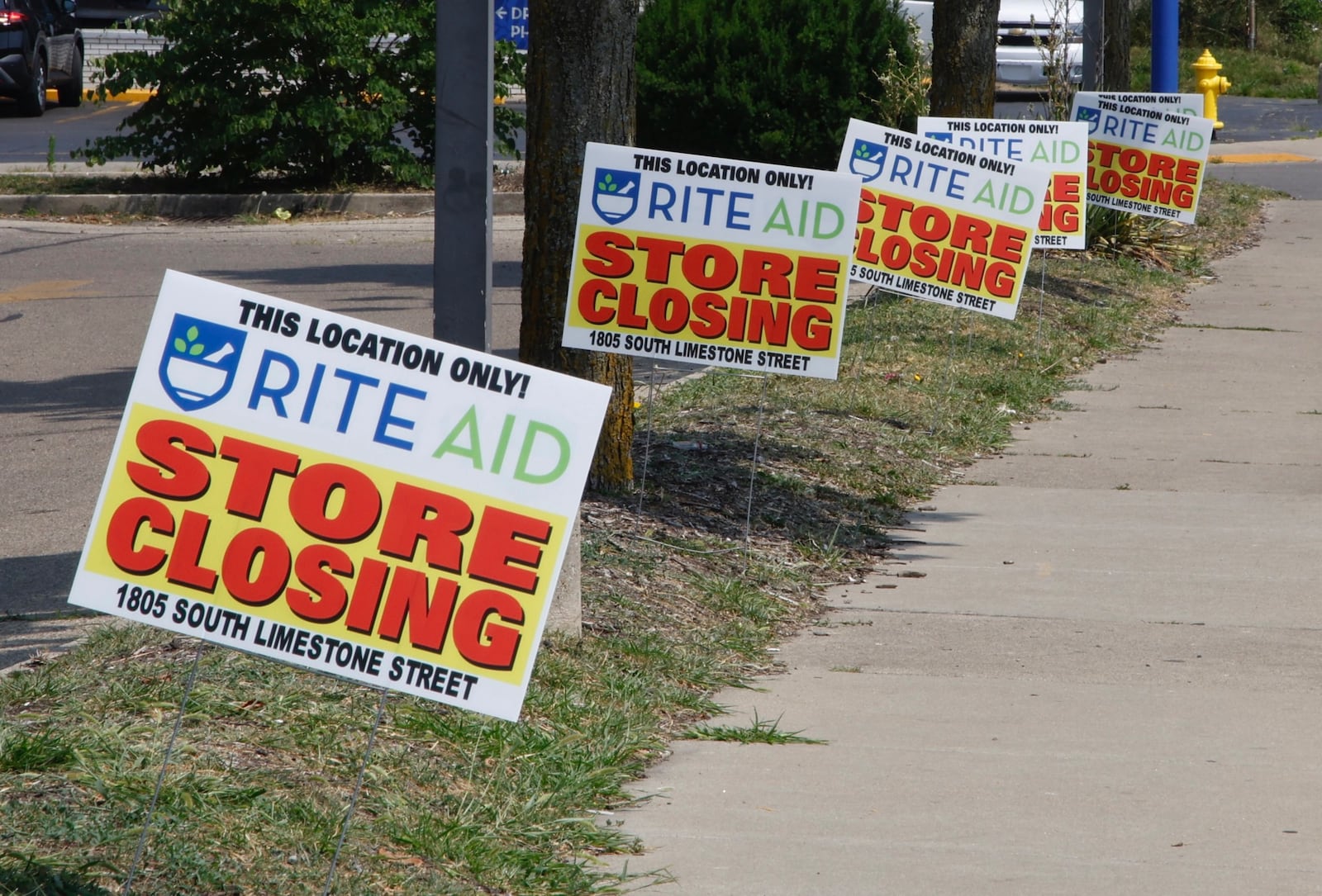 Rite Aid on South Limestone Street in Springfield has announced they are closing. BILL LACKEY/STAFF