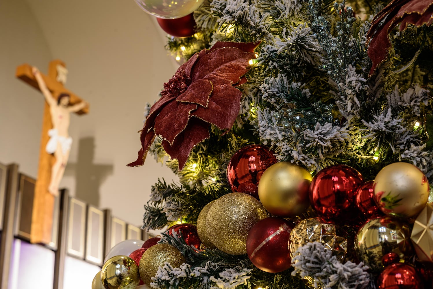 PHOTOS: A look inside Nhà Thờ Thánh Tâm (Sacred Heart Church) in downtown Dayton decorated for Christmas