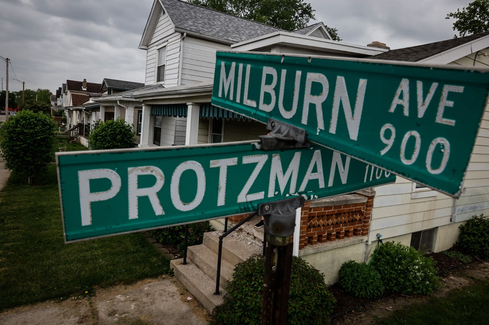 McCook Field neighborhood, next to Old North Dayton, is a mix of residential and industrial development. JIM NOELKER/STAFF