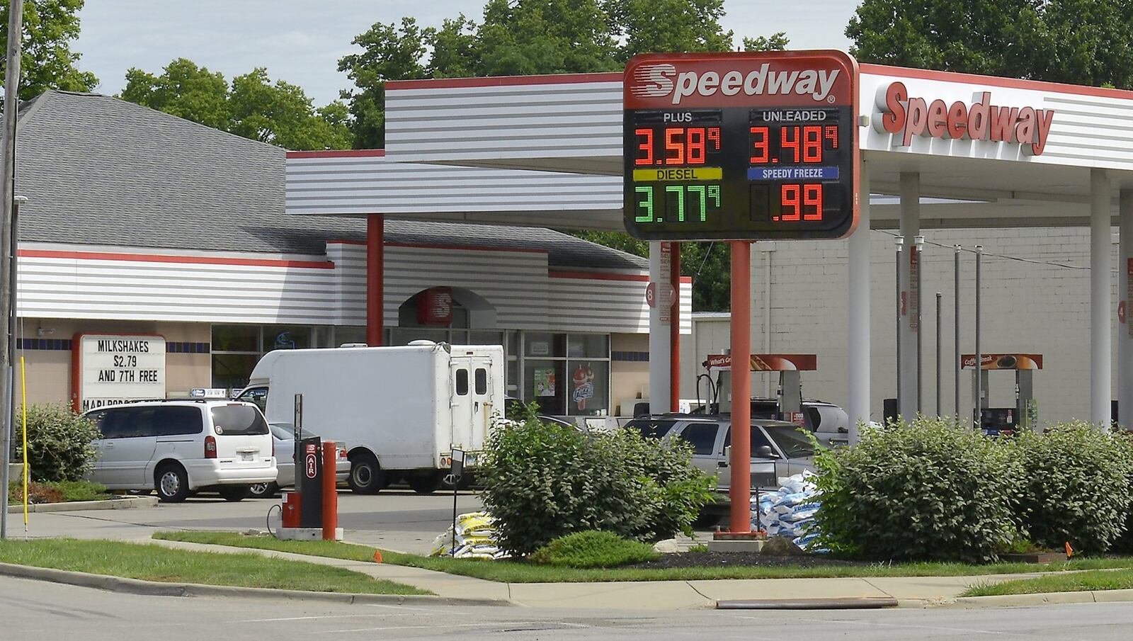 A Speedway station at the intersection of Dayton and Enon Roads. Bill Lackey/Staff