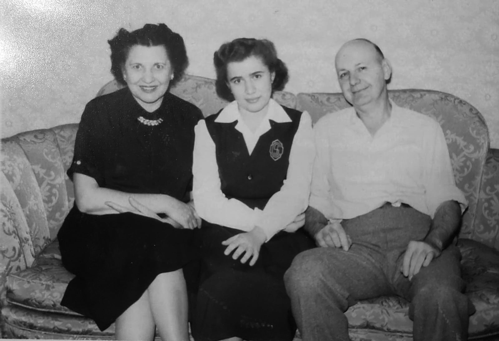 Sakar's mother, Connie Sakar, (Center) came to Dayton in 1957 and lived with her Aunt Mary (Left) and Uncle Joe Kinderman (r) who helped her acclimate to the US and the culture.