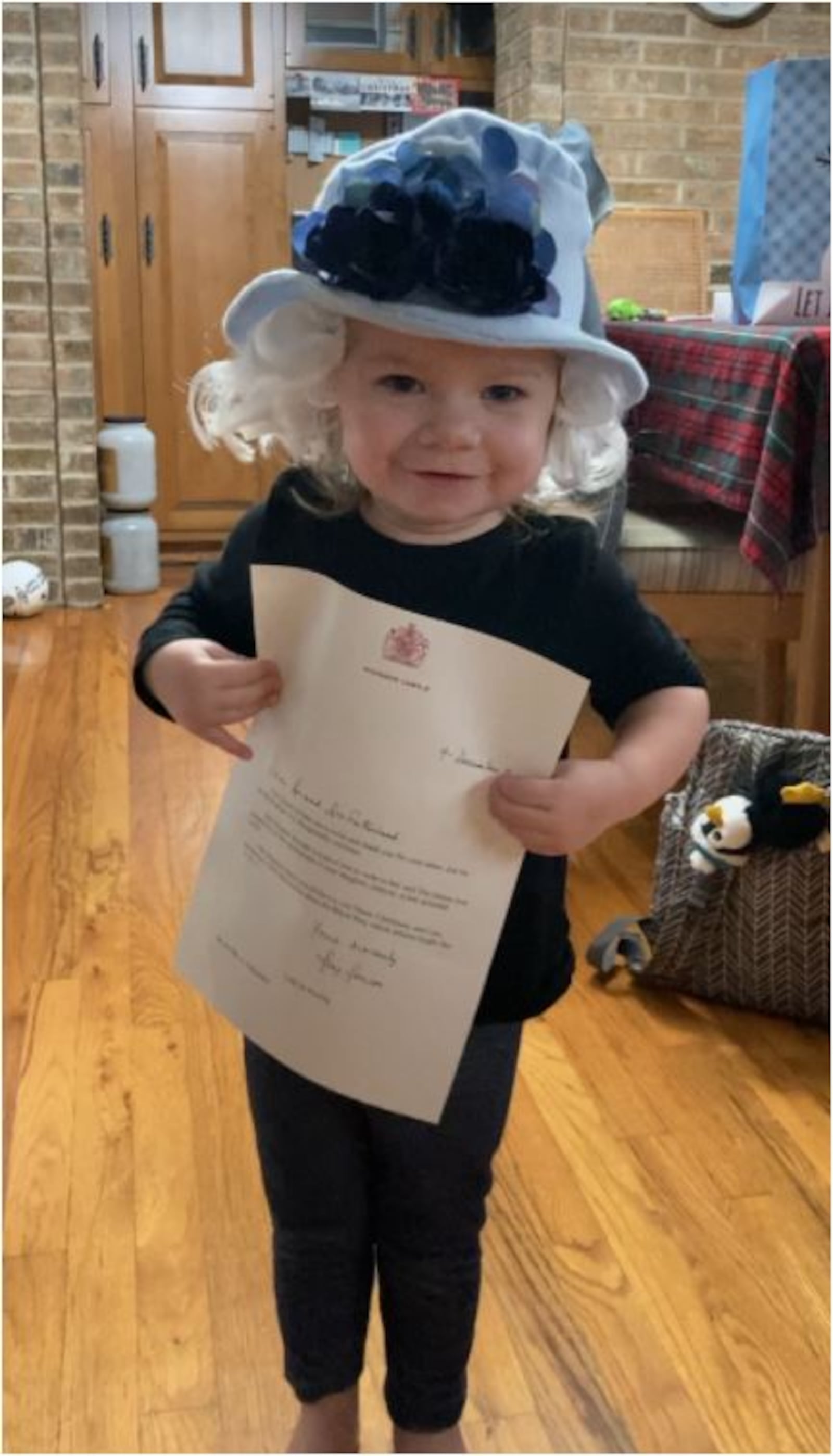 Jalayne Sutherland’s Halloween costume was such a smash, she became a worldwide sensation, even prompting her to receive a letter from Queen Elizabeth II’s Lady-in-Waiting, sending her wishes for “a very Merry Christmas.” PROVIDED