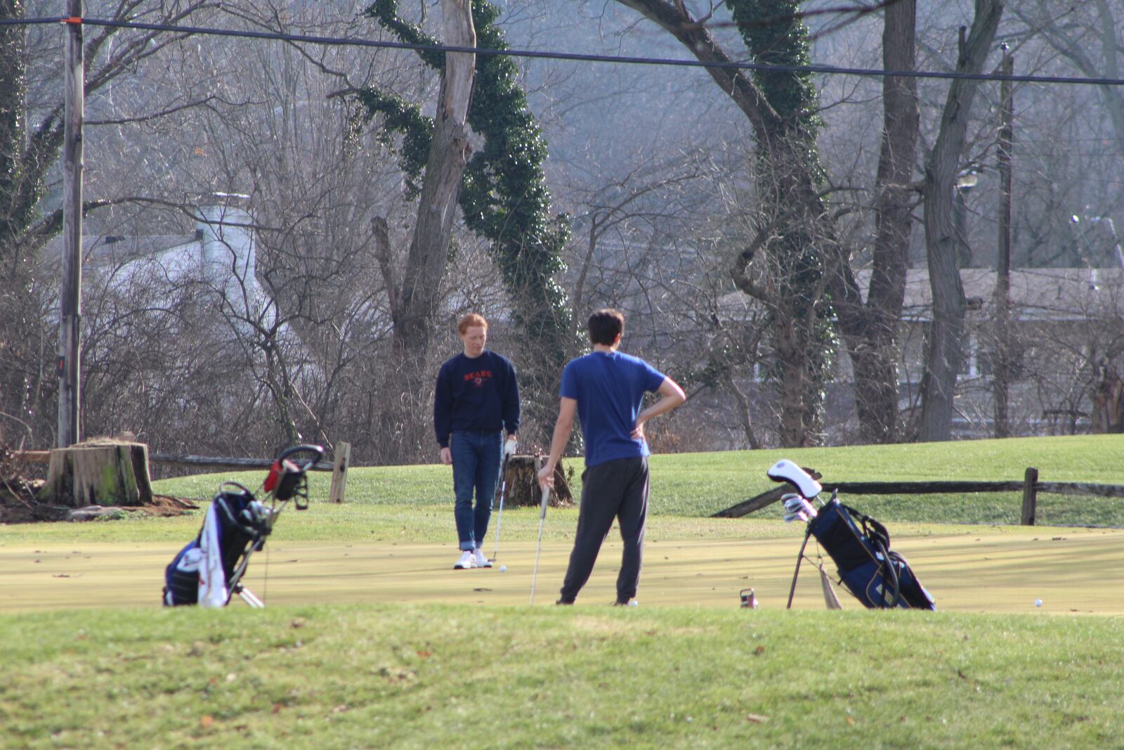 Players at Community Golf Club, which is the city of Dayton's only remaining golf course, after it closed Kitty Hawk Golf Center and Madden Golf Course. CORNELIUS FROLIK / STAFF