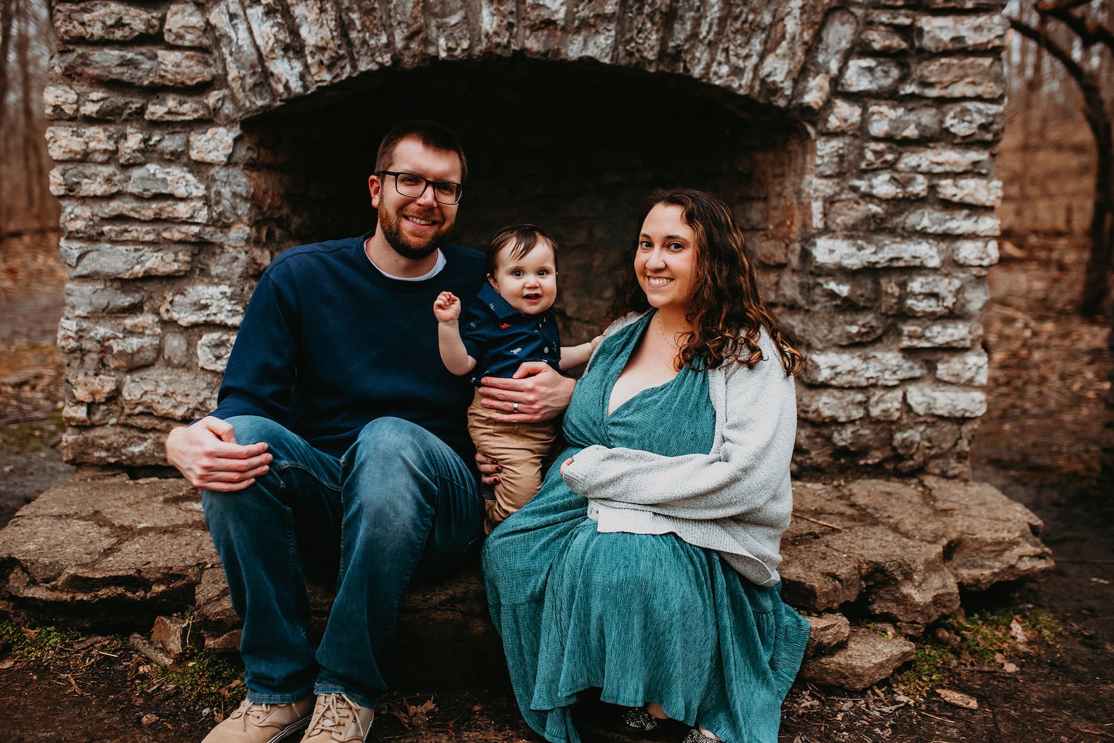 Left to right: Andy, Jacob and Rachel Evans in March of 2021. Rachel published her mother's cancer story earlier this year on Amazon.com. 