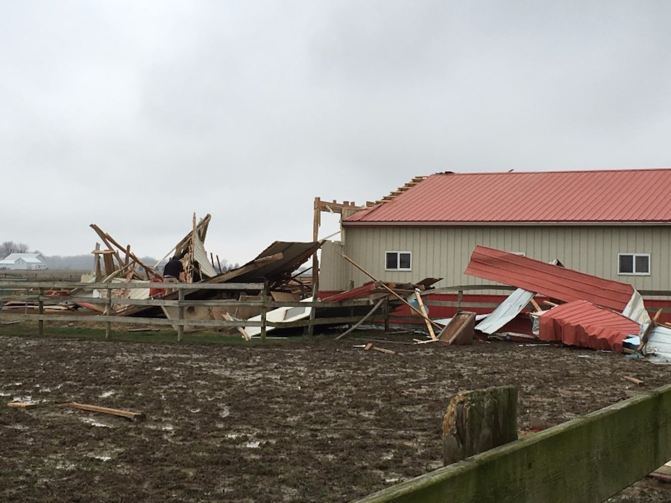 Arcanum Tornado Damage - Barn