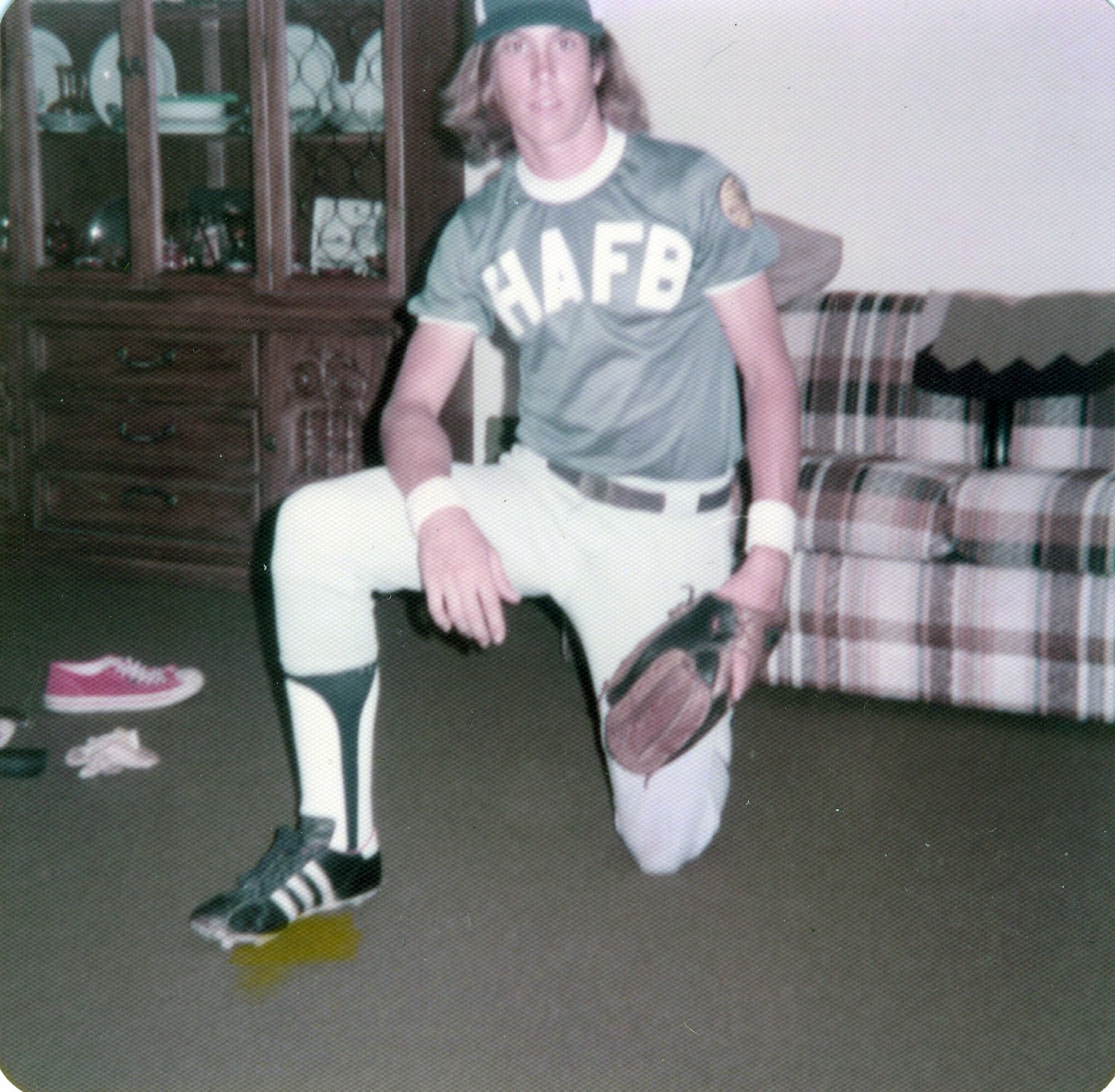 While living in Florida, Doran played for the Homestead Air Force Base baseball travel team. He is shown in 1976, shortly before moving to Ohio in December of that year.