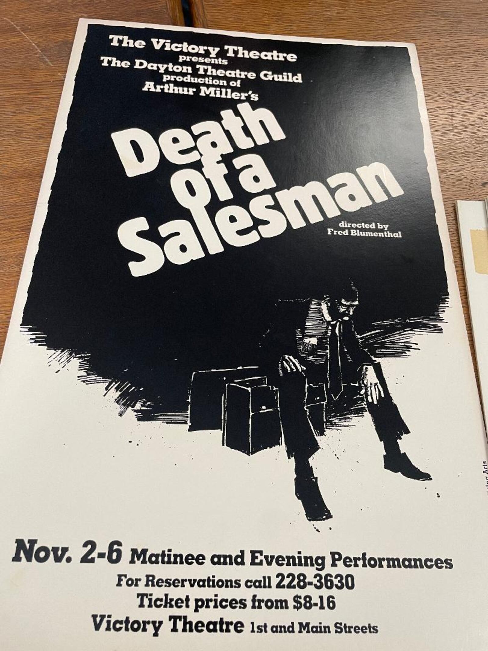 Fred Blumenthal directed the 1983 Dayton Theatre Guild production of "Death of Salesman."