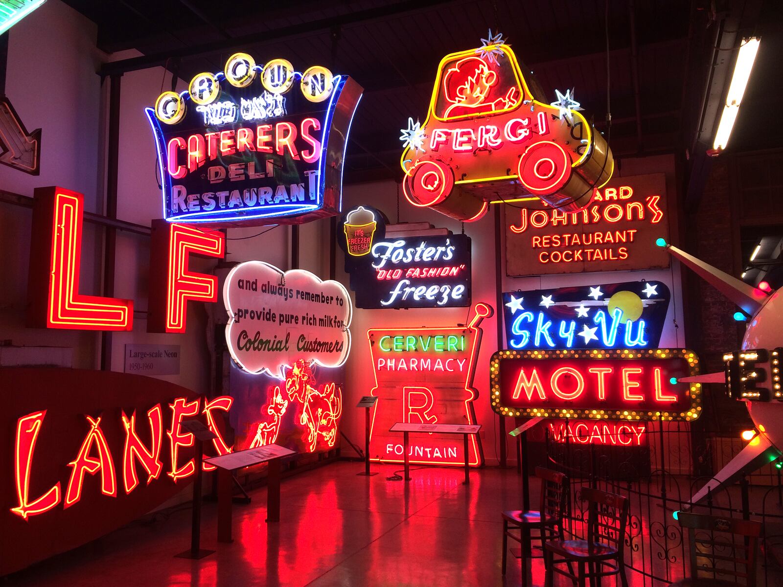 Neonworks of Cincinnati, a commercial neon shop, is located inside the American Sign Museum. If you visit Wednesday through Friday you can watch the craftsman work. FILE