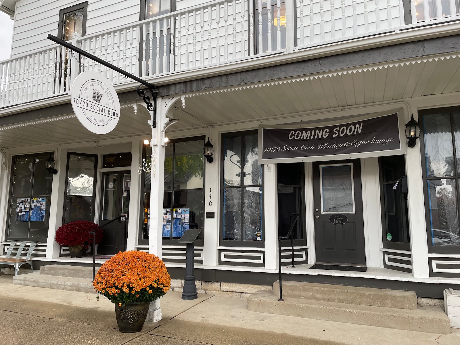 70/70 Social Club, a new whiskey and cigar lounge, is expected to open by the end of this year in downtown Springboro. NATALIE JONES/STAFF