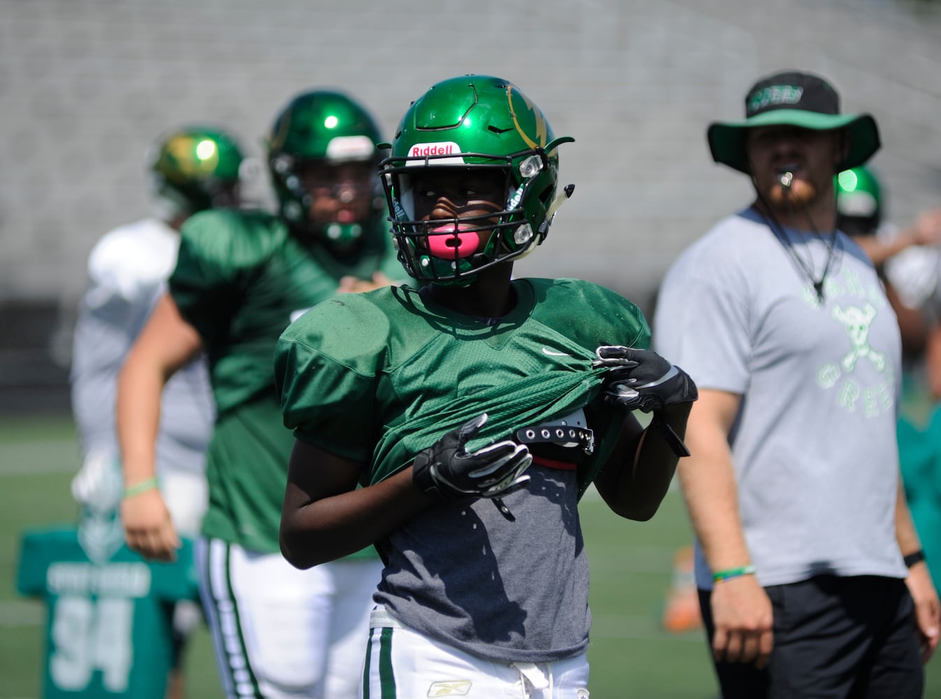 PHOTOS: Northmont Thunderbolts preseason football practice