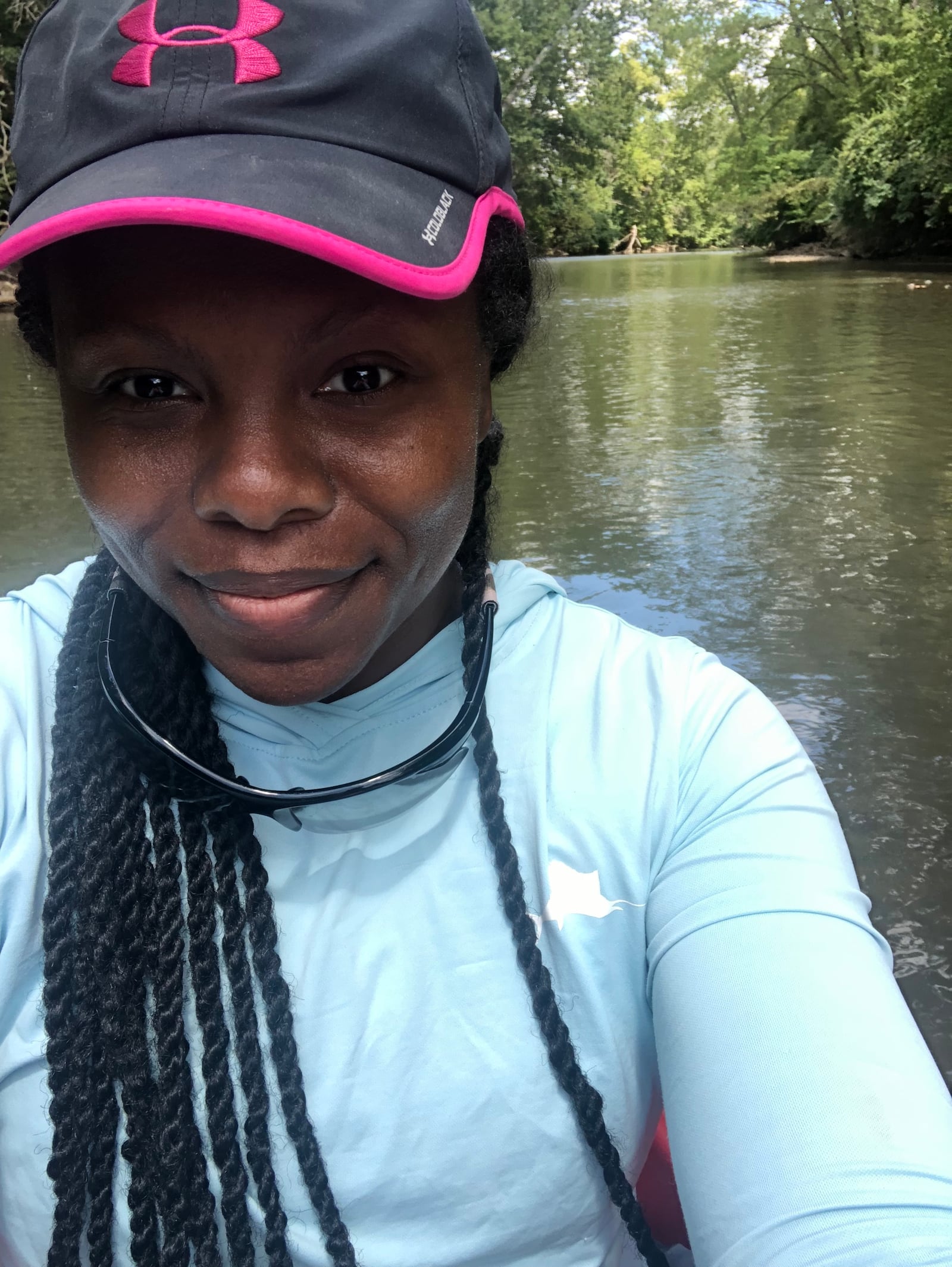 Sugarcreek Twp. resident Nichole Smith, the programming director of Pink Ribbon Girls, is Dayton of the Week.  She is pictured on a kayaking trip.