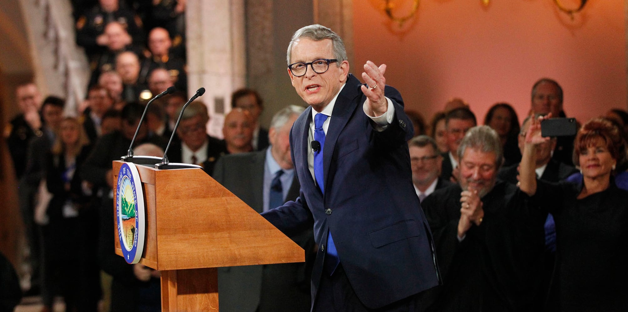 Gov. DeWine sworn in at Ohio Statehouse