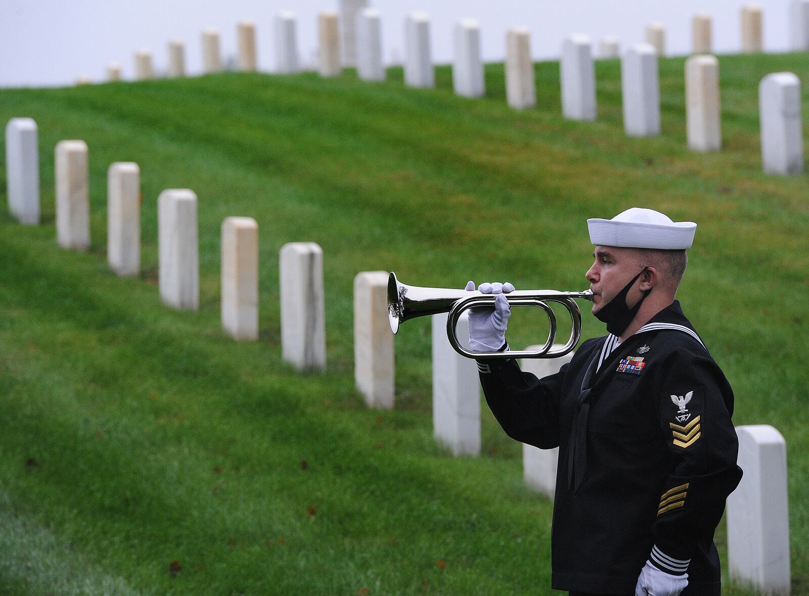 The Final Salute buries veterans with honors who don't have friends or family in the area. The Final Salute ensures that no veteran in the area is buried without military honors. MARSHALL GORBY\STAFF