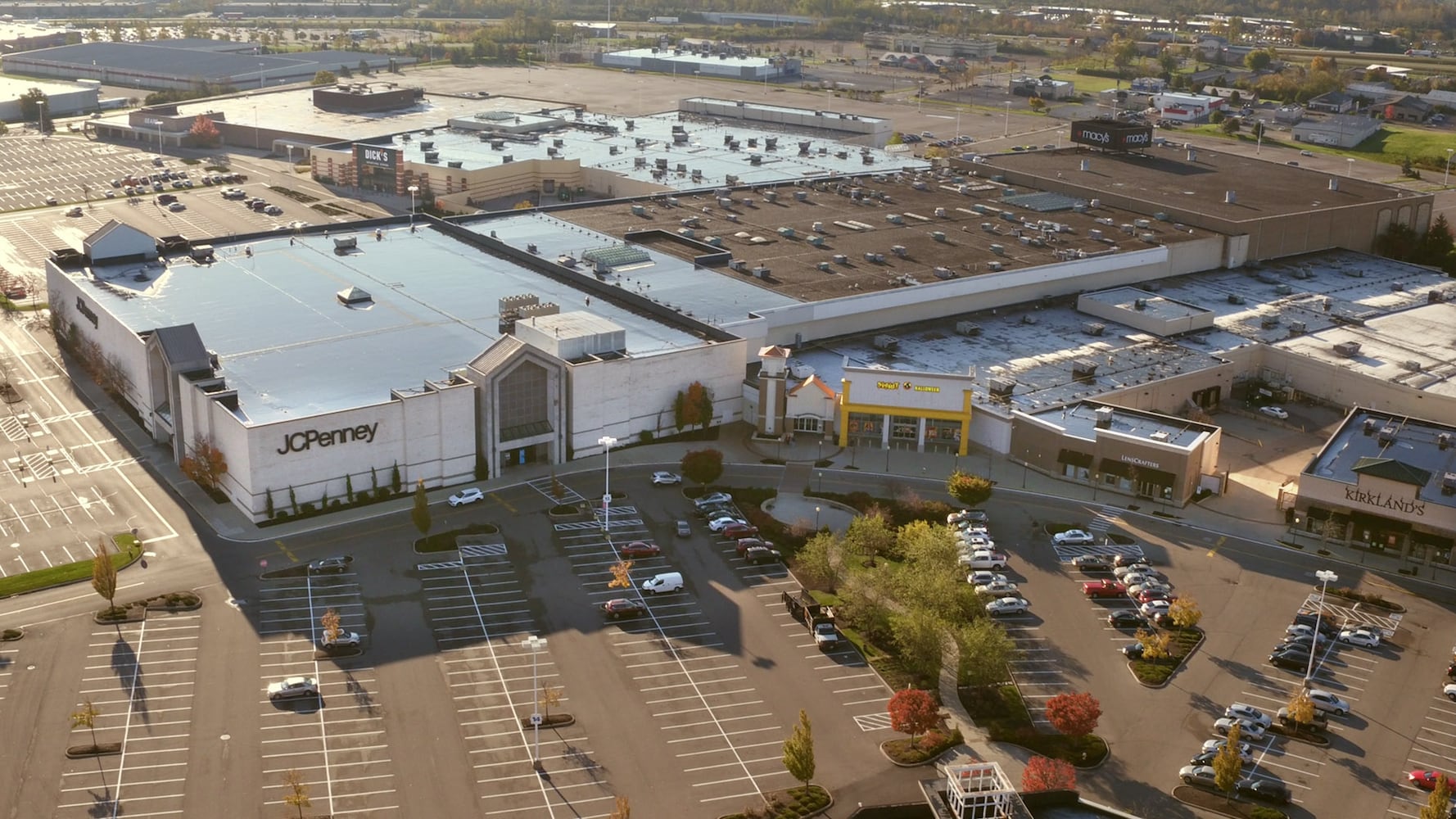 Dayton Mall aerial drone video