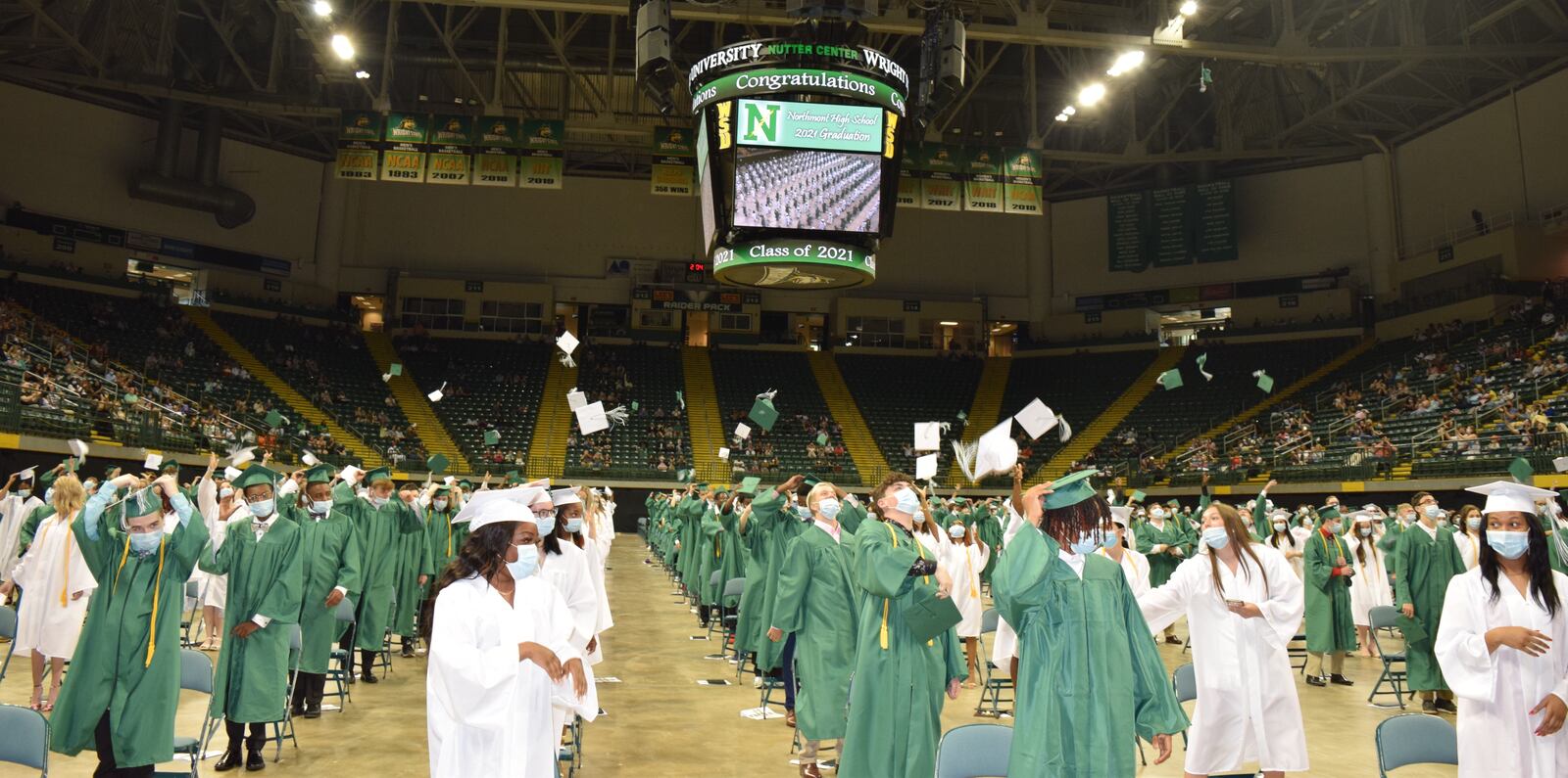 Northmont High School's 2021 graduation ceremony. Contributed photo