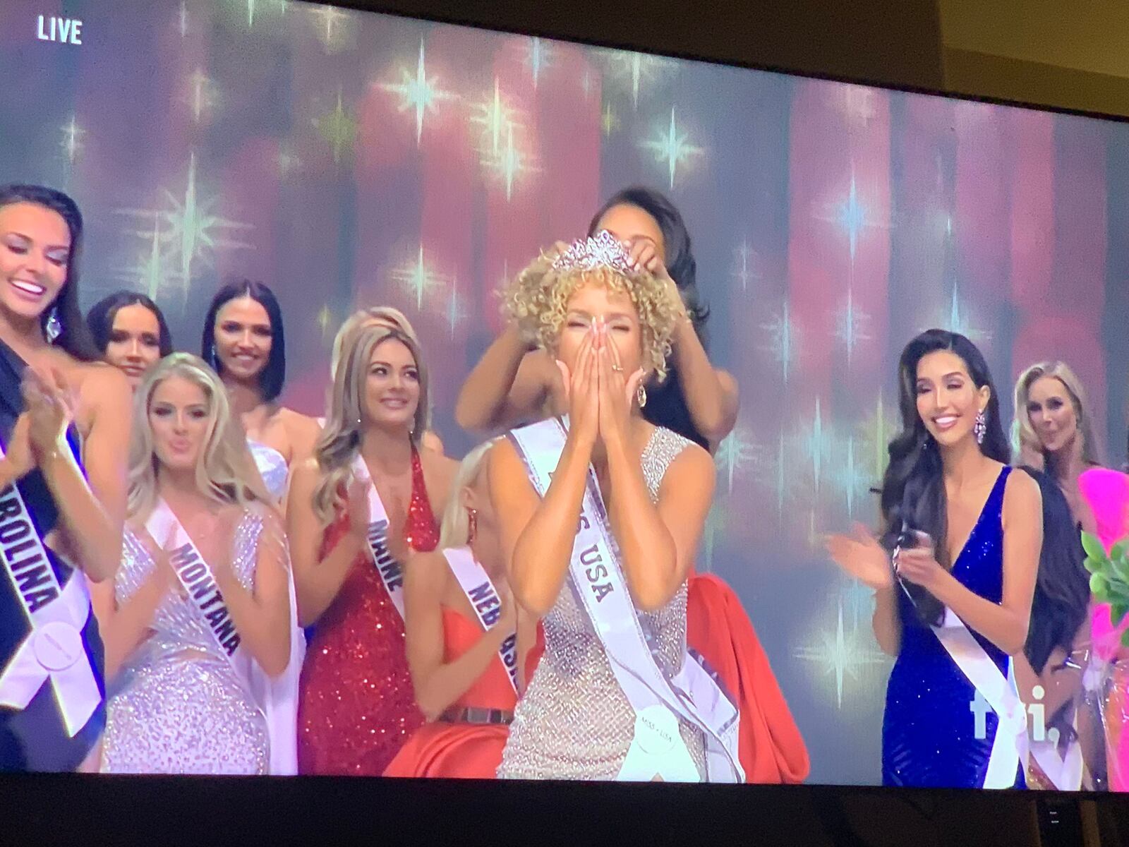 Elle Smith, who graduated in 2016 from Shawnee High School in Clark County, Ohio, was crowned Miss USA Nov. 29, 2021. She competed as Miss Kentucky.