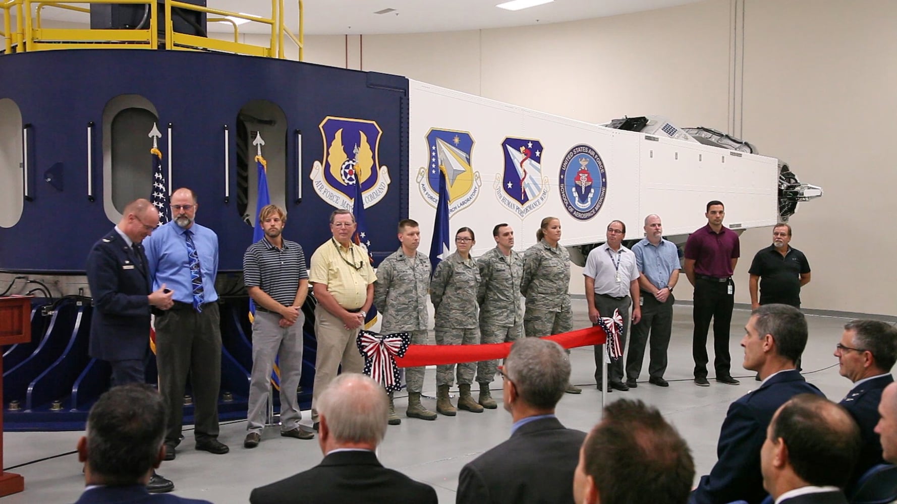 World’s most advanced centrifuge now spinning fighting pilots at Wright-Patt