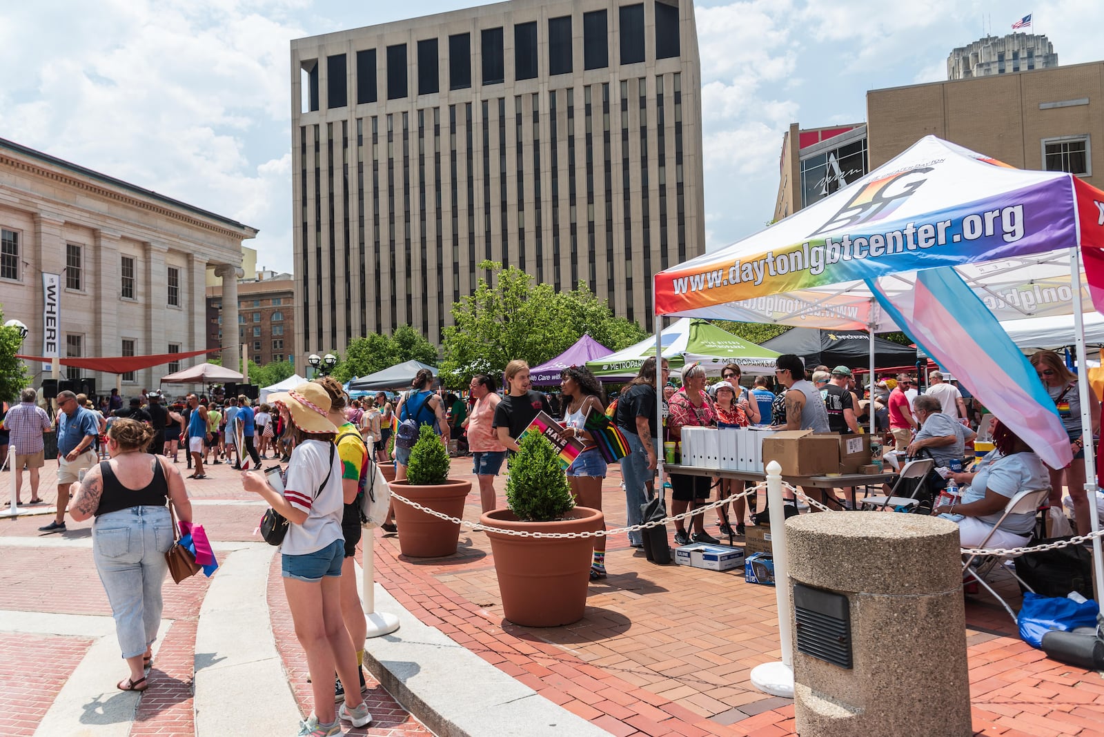 The Greater Dayton LGBT Center hosted the Dayton Pride: United We Can Parade and Festival at Courthouse Square in downtown Dayton on Saturday, June 3, 2023. Did we spot you there celebrating Pride? TOM GILLIAM/CONTRIBUTING PHOTOGRAPHER