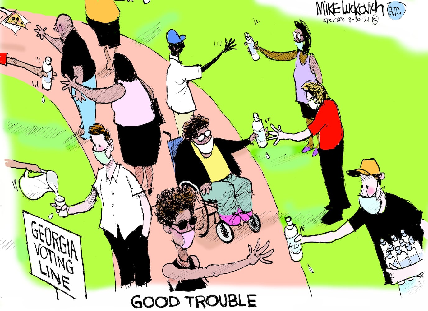 Week in cartoons: Gun control, infrastructure plan and more