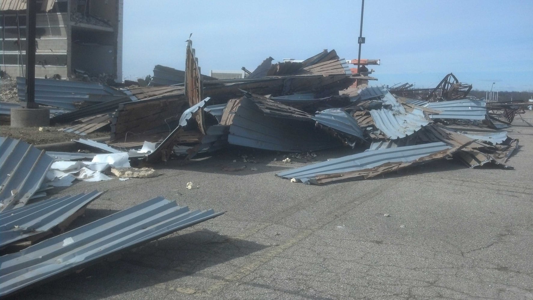 Cross Pointe Showcase Cinemas being demolished