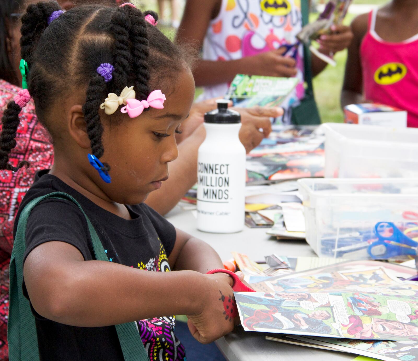 Party in the Park, an annual family celebration hosted by the Dayton Metro Library.