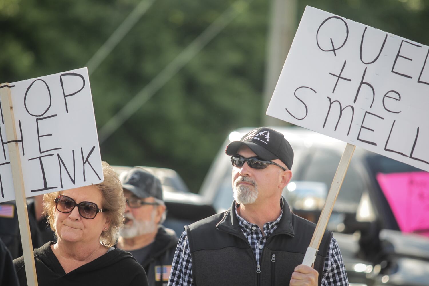 PHOTOS: Residents protest biodigester decision