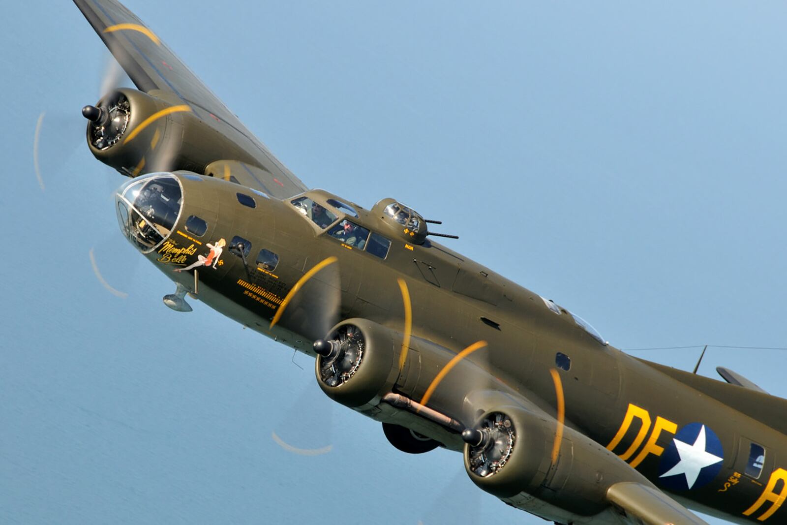 The B-17 bomber used in the 1990 Warner Brother film, "Memphis Belle," will appear at the 2018 Vectren Dayton Air Show. CONTRIBUTED