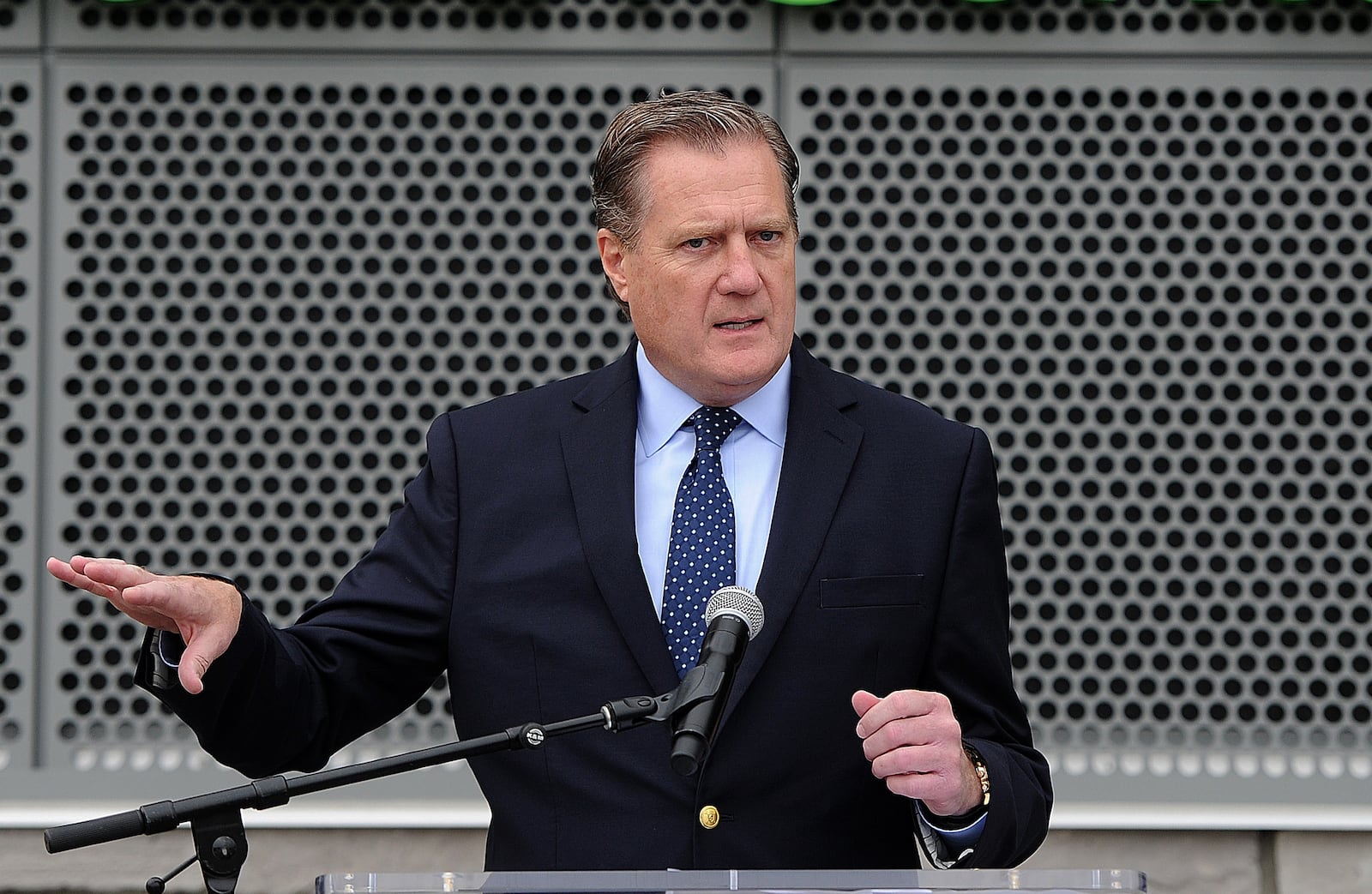 Congressman Mike Turner held a press conference at the Five Rivers Health Center Tuesday,  June 27, 2023. MARSHALL GORBY\STAFF