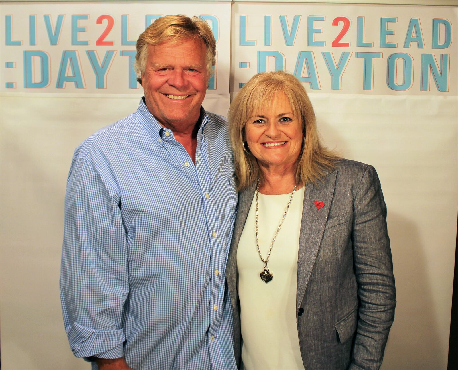 Cristy (R) and Ken Kettering at the most recent Live2Lead: Dayton Maxwell Leadership Event. The next event is scheduled for October 11, 2025.