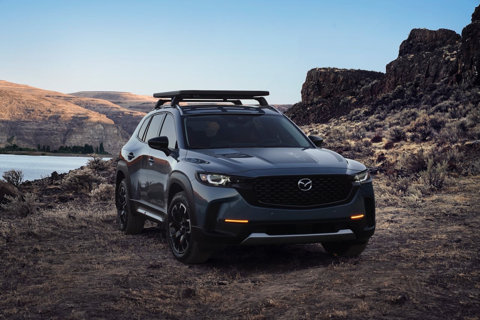 The 2023 Mazda CX-50 is more of a rugged competitor against the likes of the Subaru brand. Contributed by Mazda