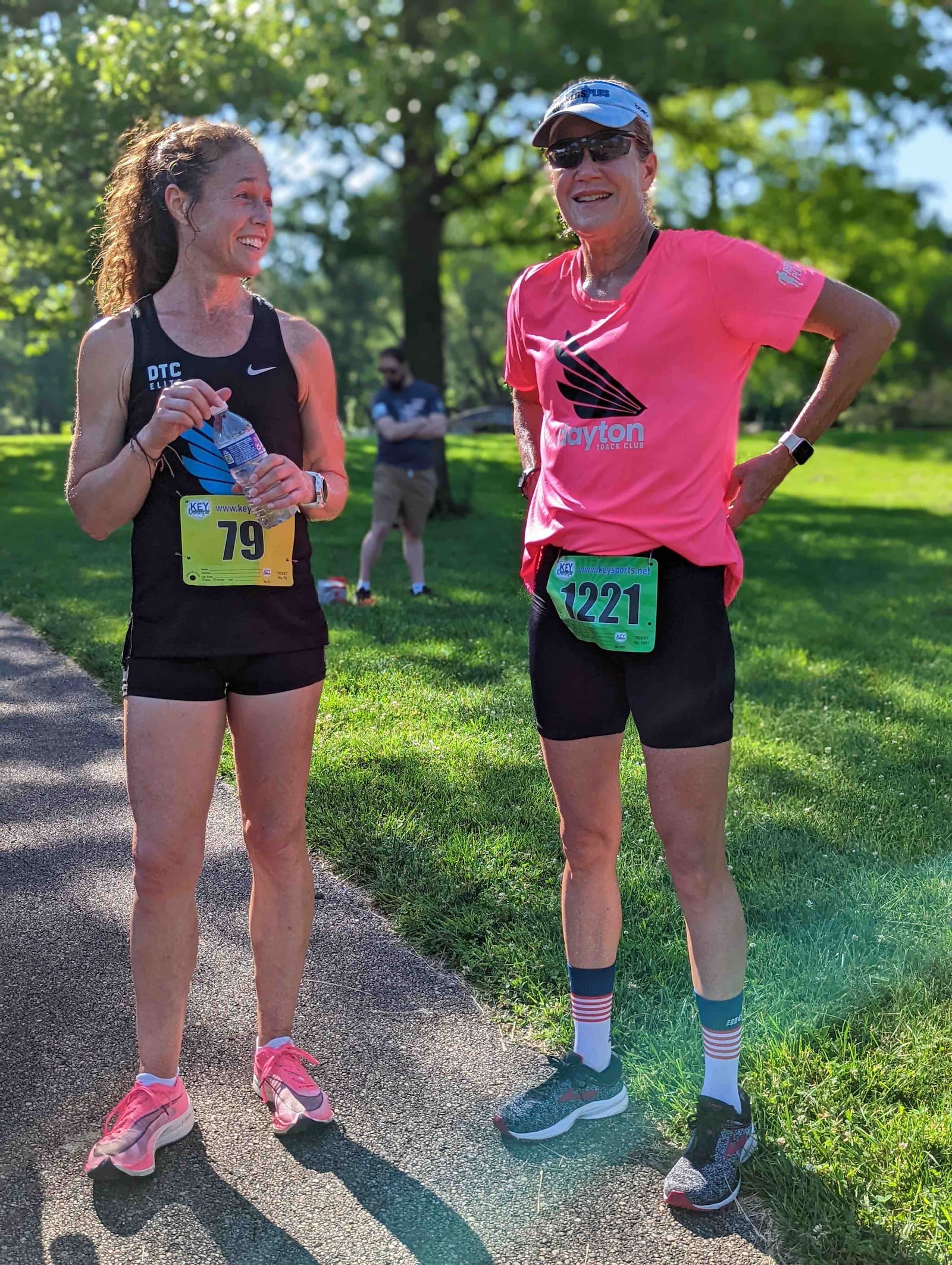 Enjoying camaraderie and competition at the Dayton Track Club Memorial Day 5K - CONTRIBUTED