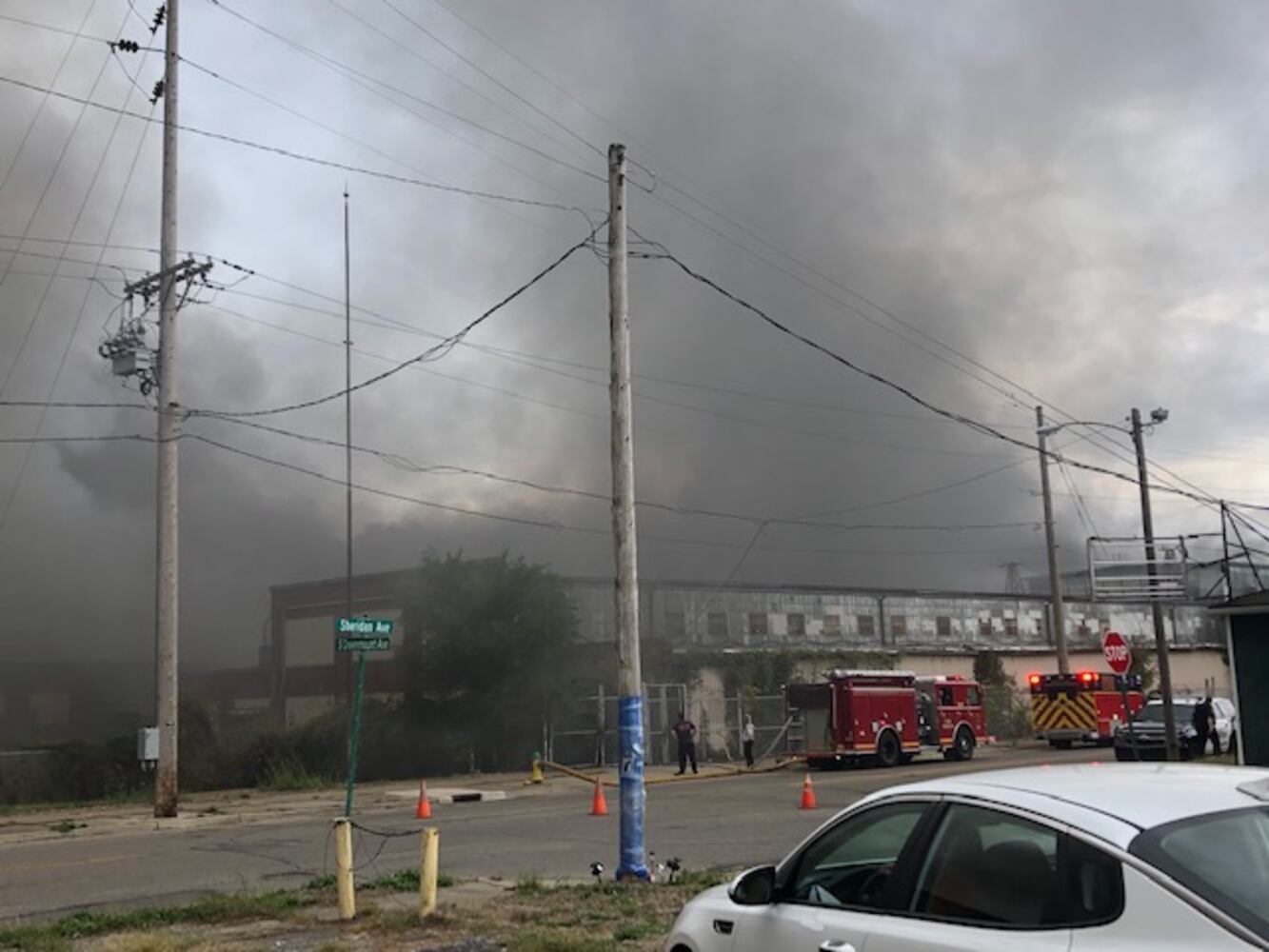 Former Cooper Energy site burns for second time