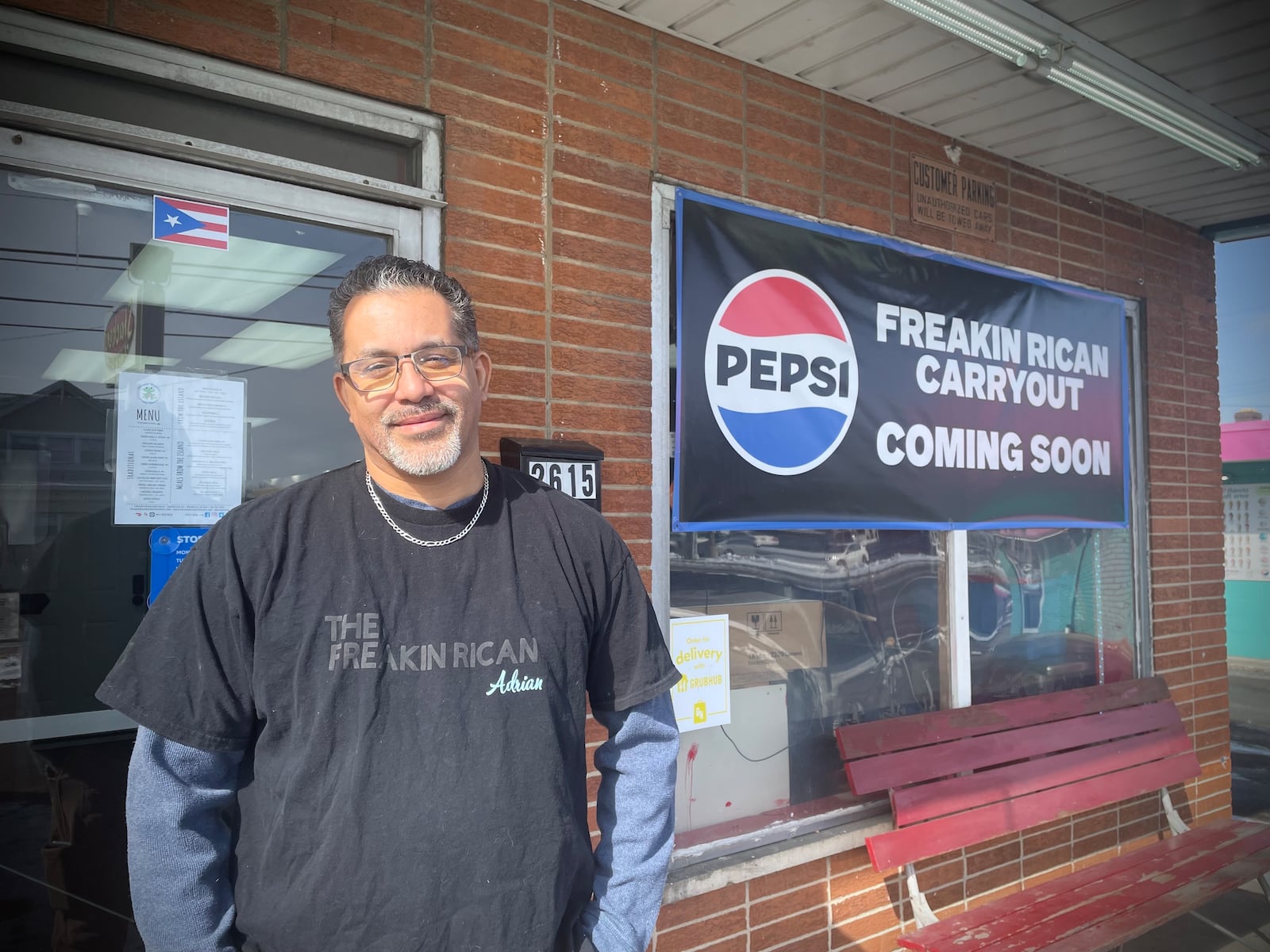 The Freakin' Rican food truck is opening a carryout restaurant on South Smithville Road in Dayton and owner Adrian Padilla said it’s been a long time coming. NATALIE JONES/STAFF