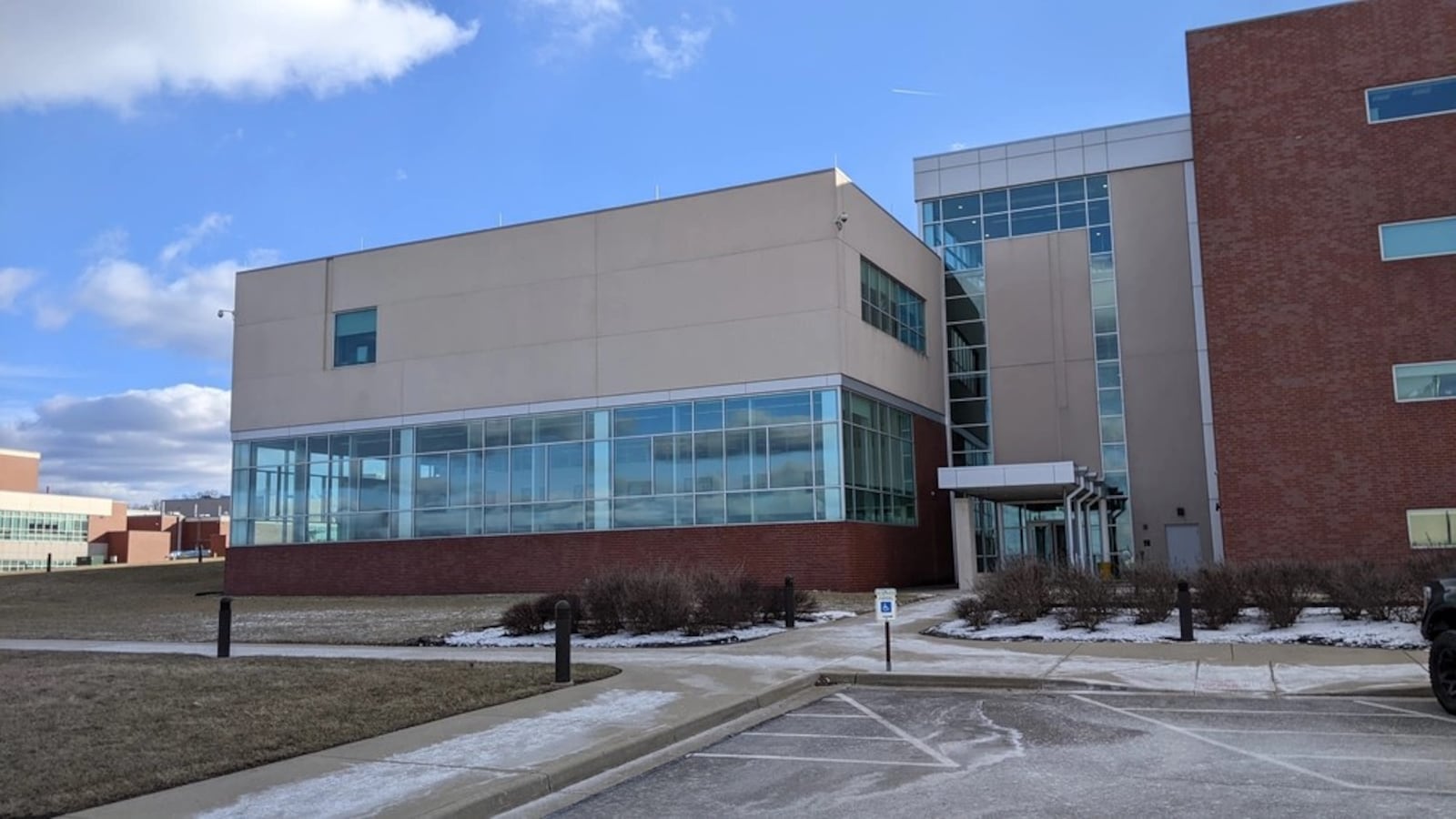 The Air Force School of Aerospace Medicine, at Wright-Patterson Air Force Base, in 2023. The school is part of the Air Force Research Laboratory’s 711th Human Performance Wing. (U.S. Air Force photo / Jeremy Dunn)